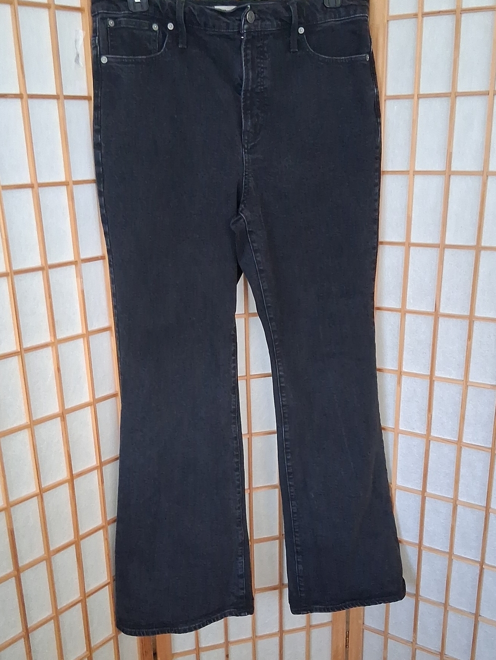 Madewell Black Flare Jeans 32T
